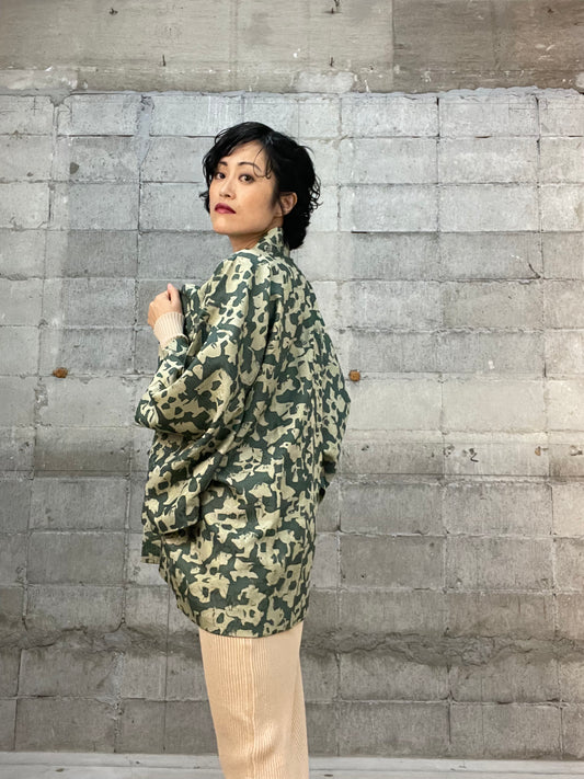 VINTAGE KAWAII HAORI "midori, sarasa"